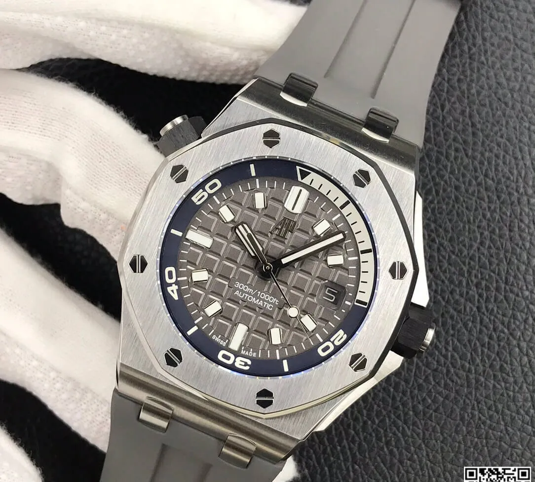 Audemars Piguet Royal Oak Offshore 15720ST.OO.A009CA.01 BF Factory 1:1 Best Edition Replica Watch Rubber Strap